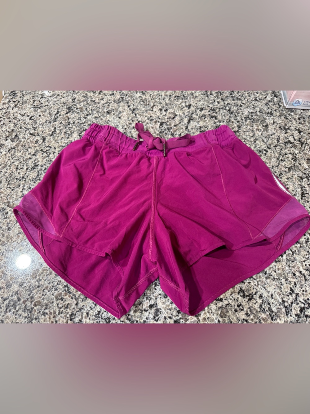lululemon athletica Women's Fuchsia Running Shorts with Drawstring